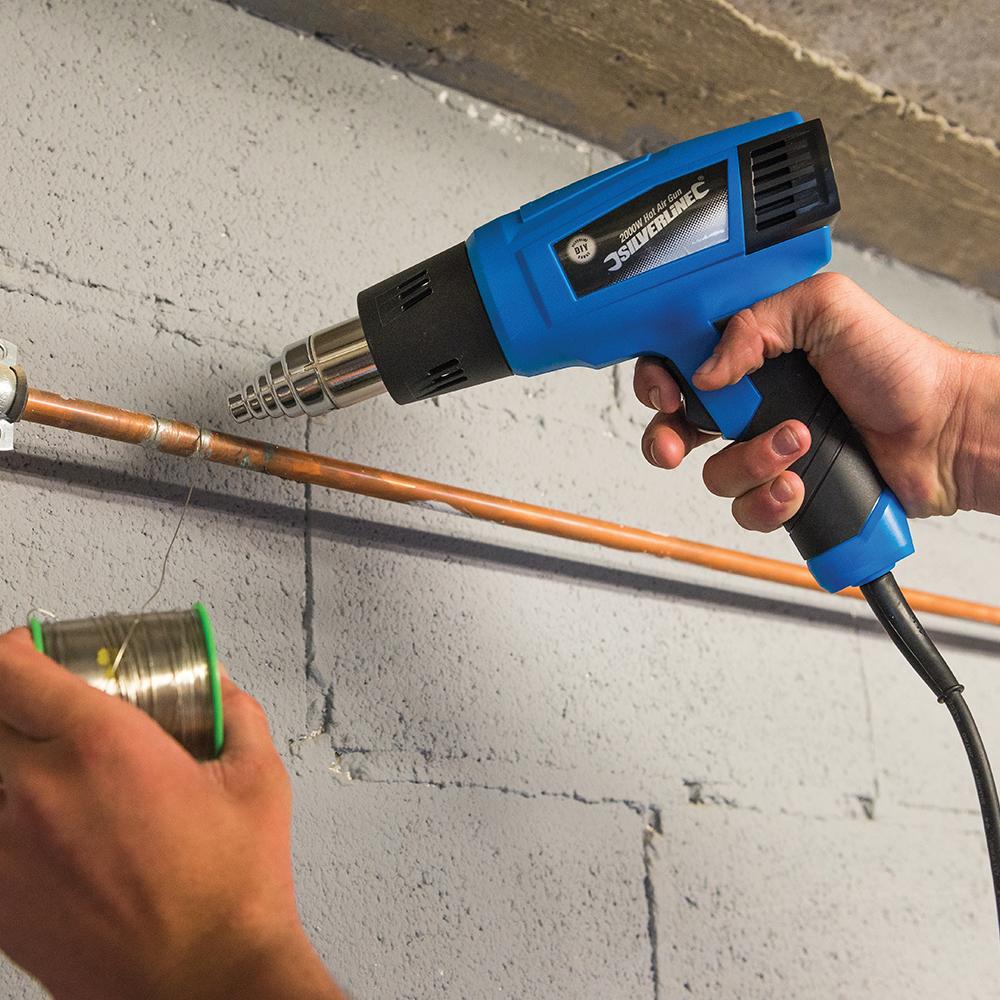 Silverline 2000W Heat Gun 550ºC