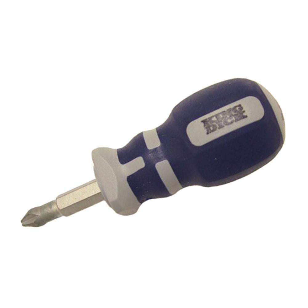 King Dick 1-for-6 Screwdriver 25mm PZ1, PZ2, PZ3 & PH1, PH2, PH3