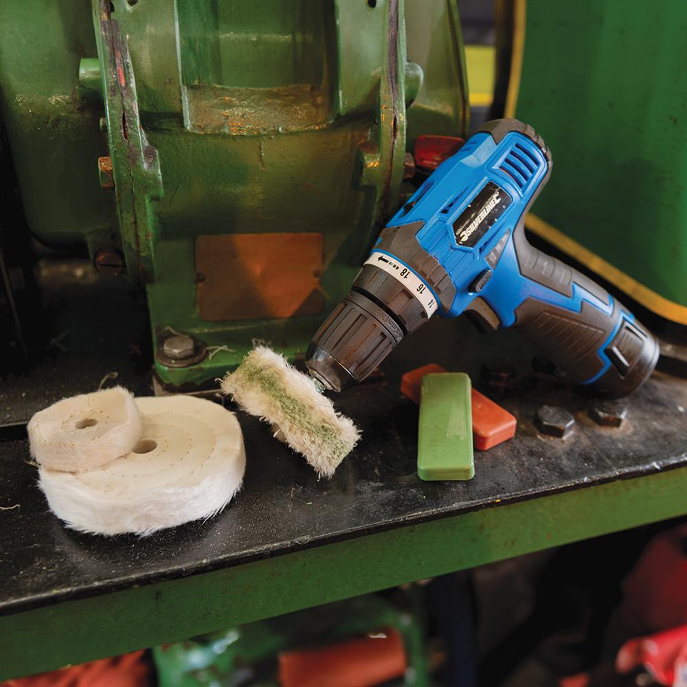 Silverline Polishing Kit 6pce 50, 75, 100mm