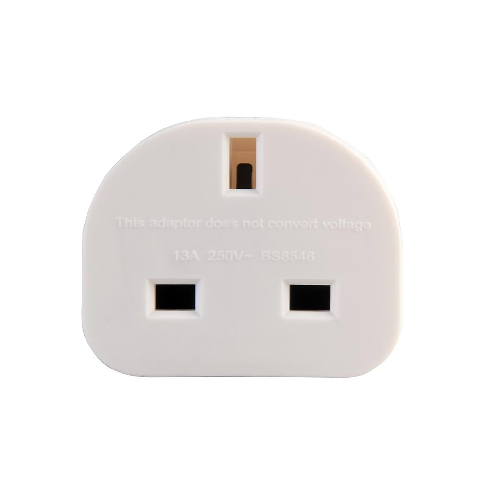 Powermaster UK to EU Travel Adaptor 230V 13A - 230V