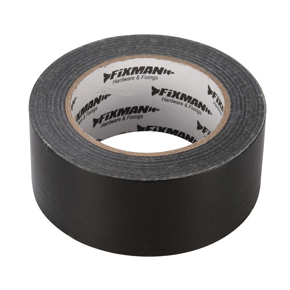 Fixman Heavy Duty Duct Tape 50mm x 50m Black