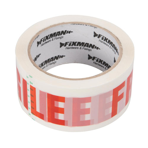 Fixman FRAGILE Packing Tape 48mm x 66m
