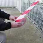 Fixman Barrier Tape 70mm x 500m Red/White