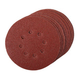 Silverline Hook & Loop Discs Punched 150mm 10pk 60 Grit
