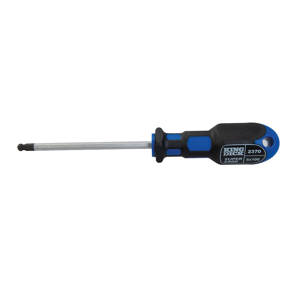 King Dick Tools Ball End Hex Driver 5 x 100mm