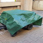 Silverline Heavy Duty Tarpaulin Cut 4 x 10m / Actual 3.85 x 9.9m