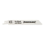 Silverline Recip Saw Blades for Demolition 5pk Bi-Metal - 10tpi - 150mm