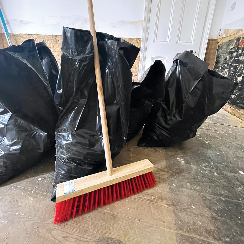 Silverline Broom PVC 300mm (12")