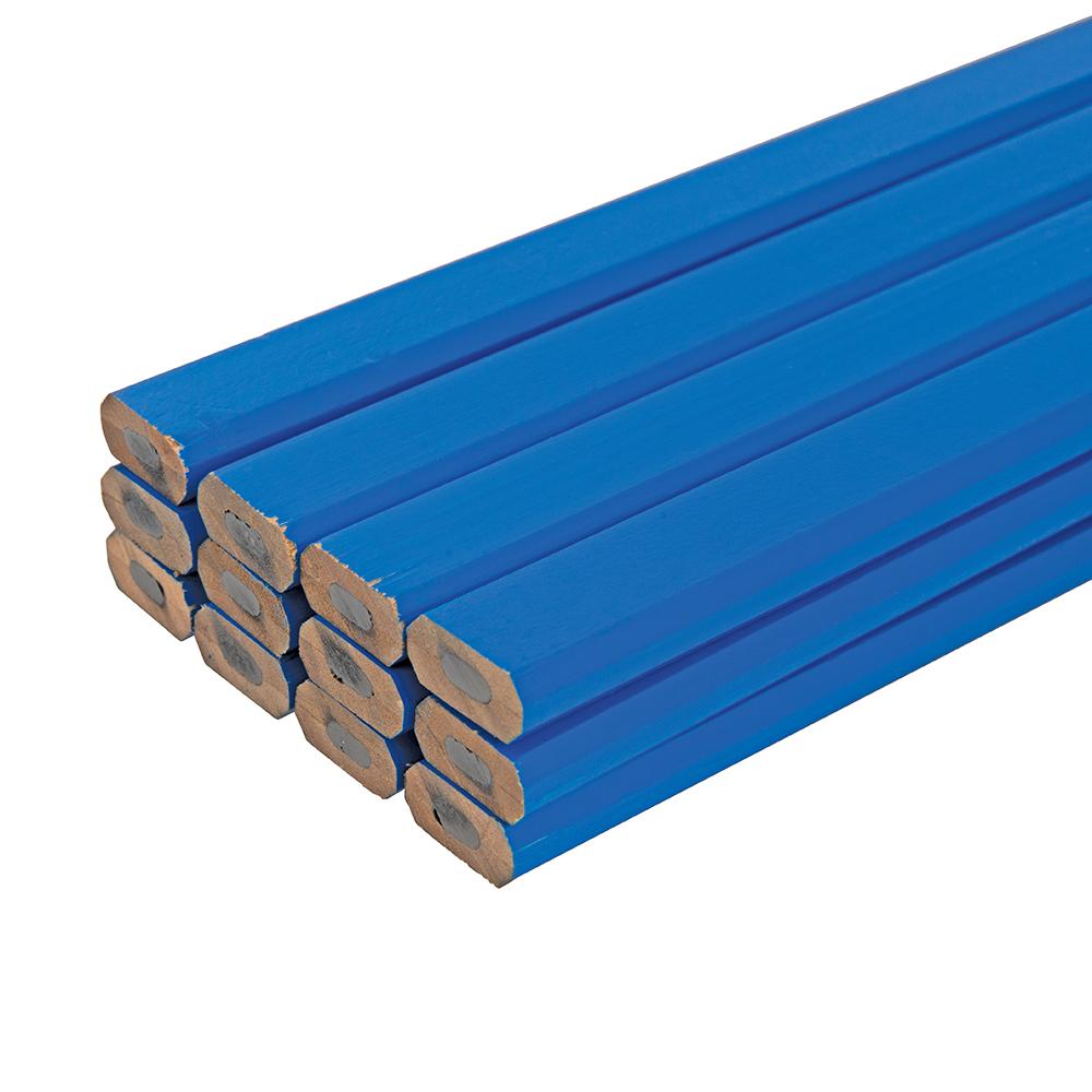 Silverline Carpenters Pencils & Sharpener Set 13pce 175mm