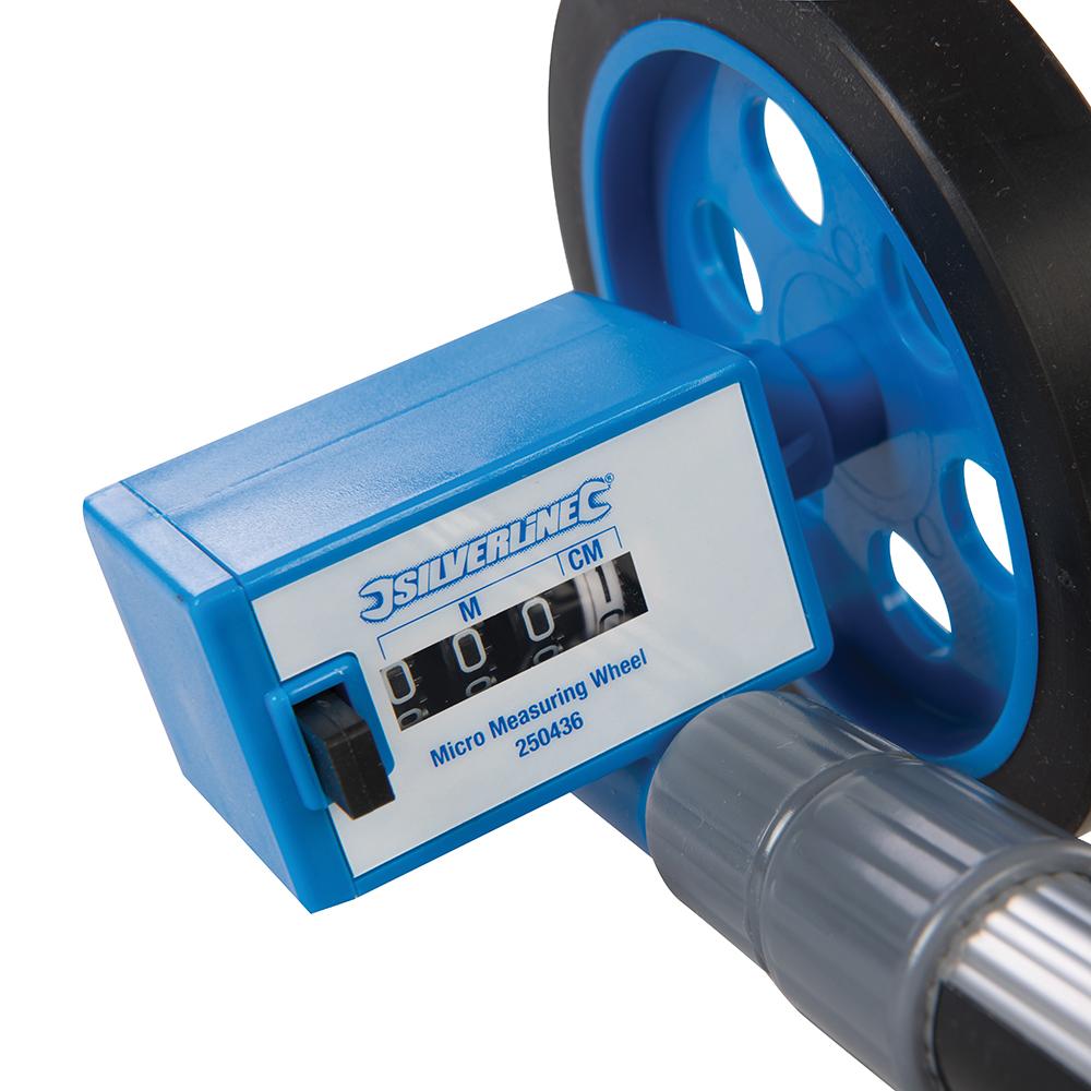Silverline Micro Measuring Wheel 0 - 9999.9m