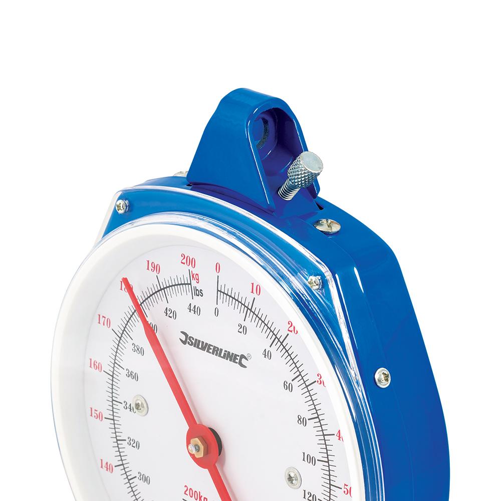 Silverline Hanging Scales Heavy Duty 200kg