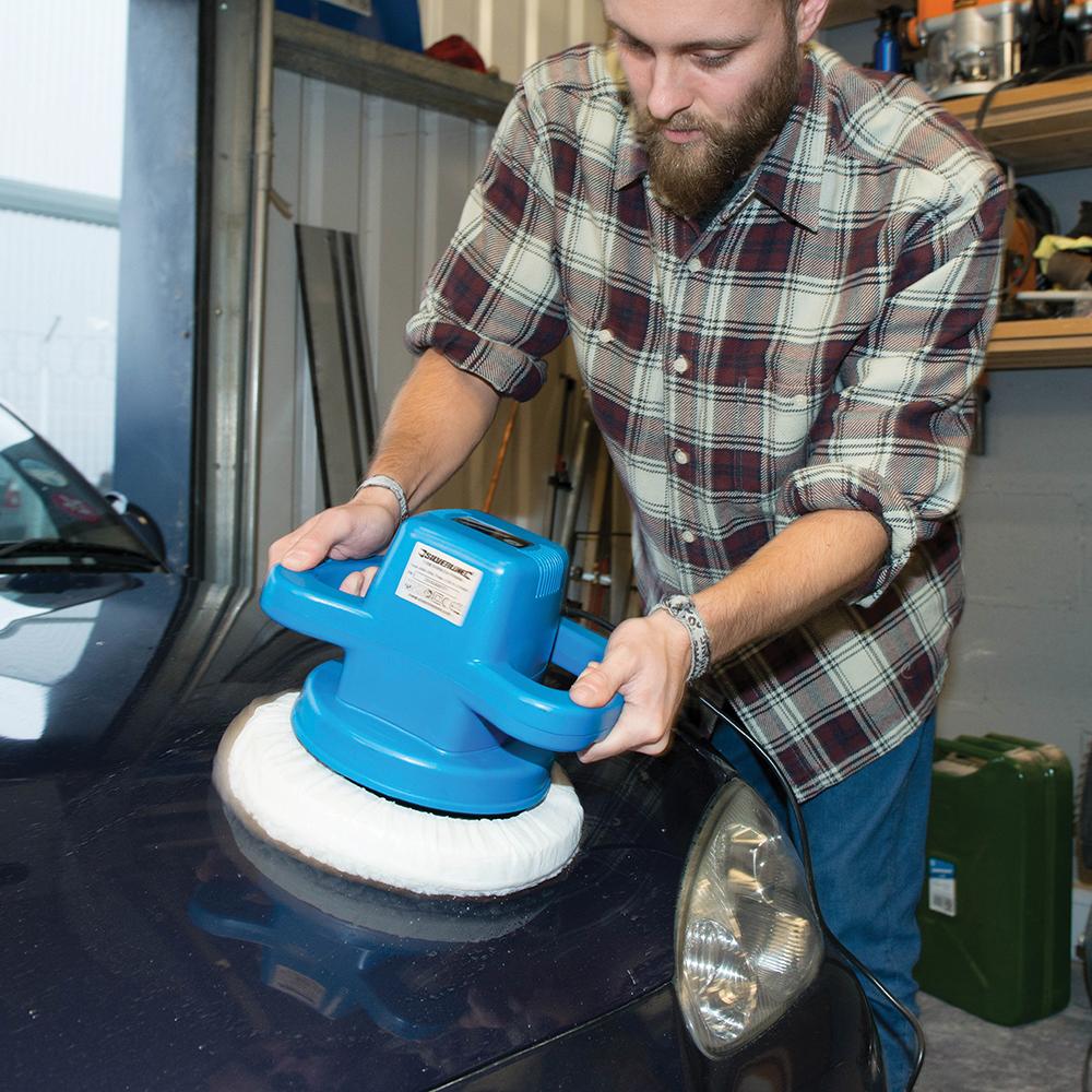 Silverline 110W Orbital Car Polisher 240mm