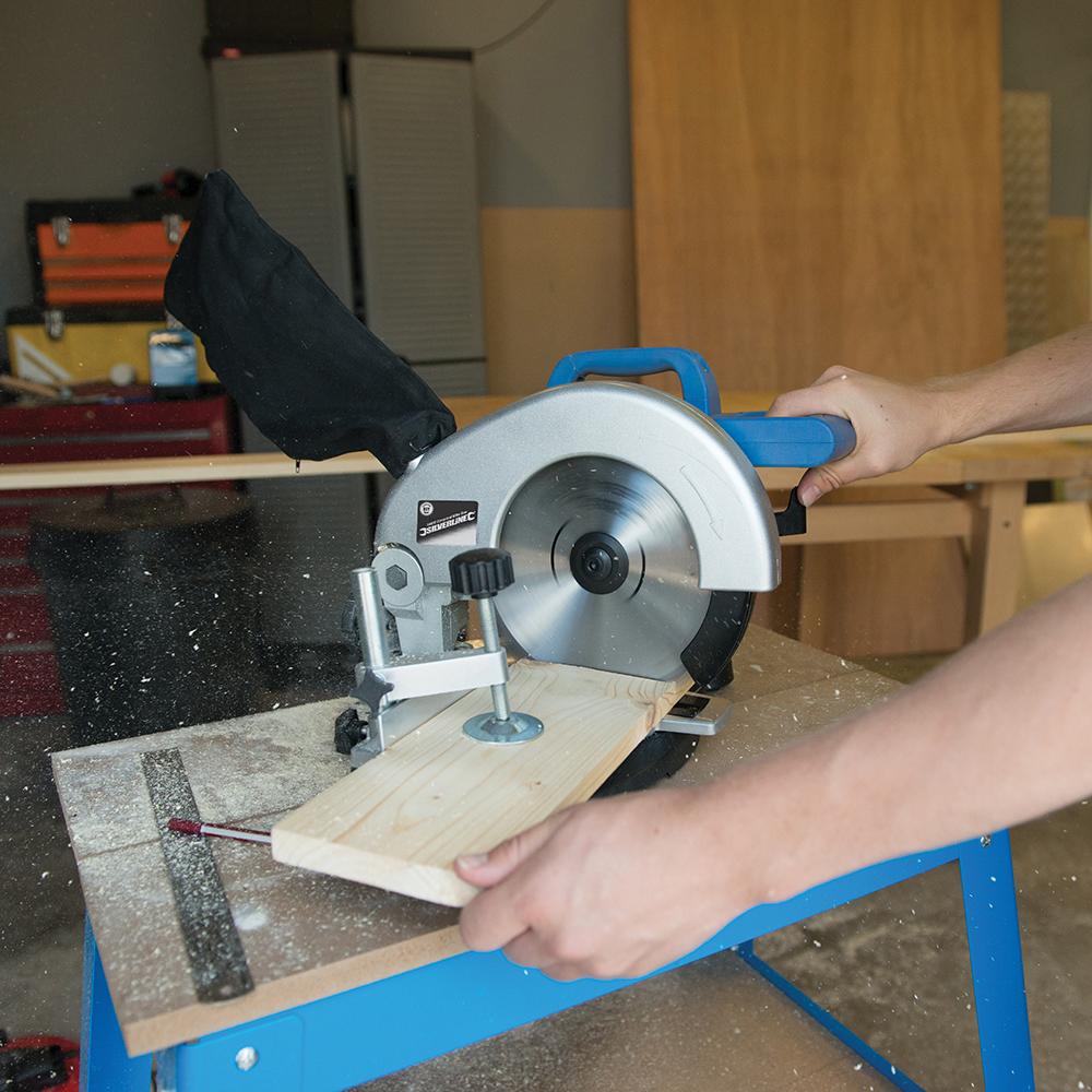 Silverline 1400W Compound Mitre Saw 210mm