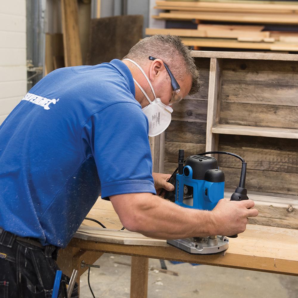 Silverline 1500W Plunge Router 1/2"