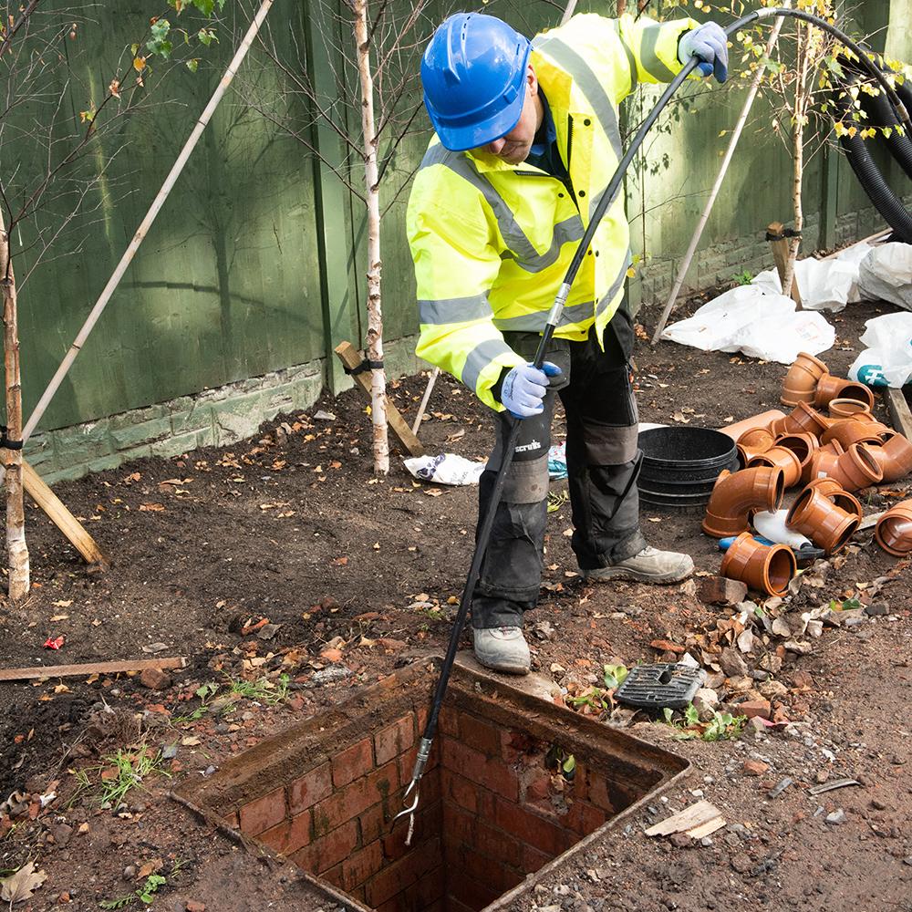 Silverline Lock Rod Drain Rod System 12pce 12pce Drain Rod Set