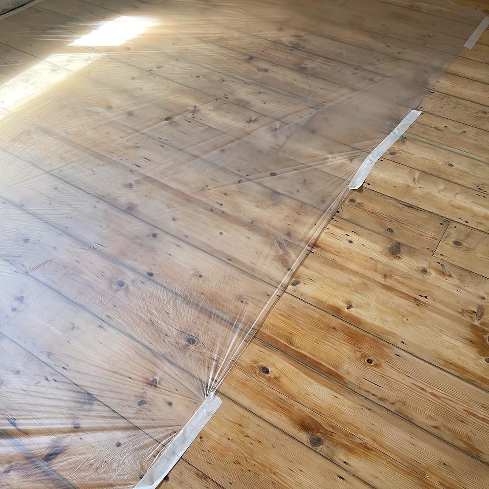 Silverline Polythene Dust Roll 2m x 50m  (6.5' x 164') Approx
