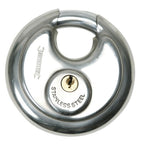 Silverline Stainless Steel Disc Padlock 70mm