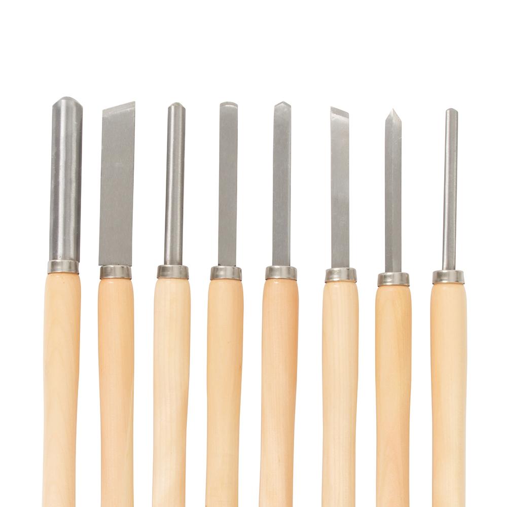 Silverline Wood Turning Chisel Set 8pce 360mm