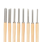 Silverline Wood Turning Chisel Set 8pce 360mm