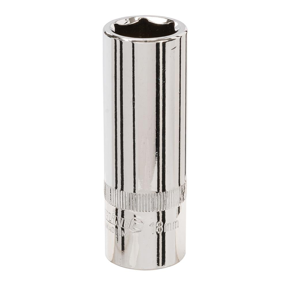 Silverline Deep Socket 1/2" Drive 6pt Metric 18mm