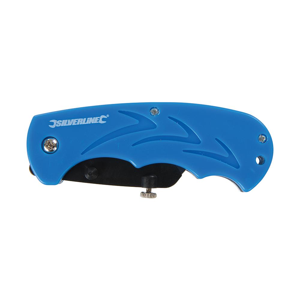 Silverline Folding Utility Knife 160mm