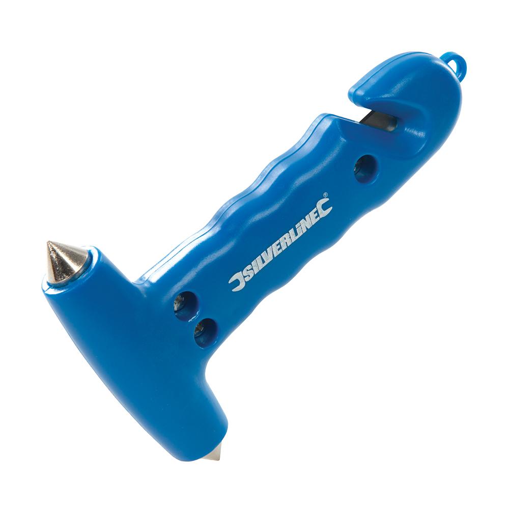 Silverline Emergency Hammer & Belt Cutter 150mm
