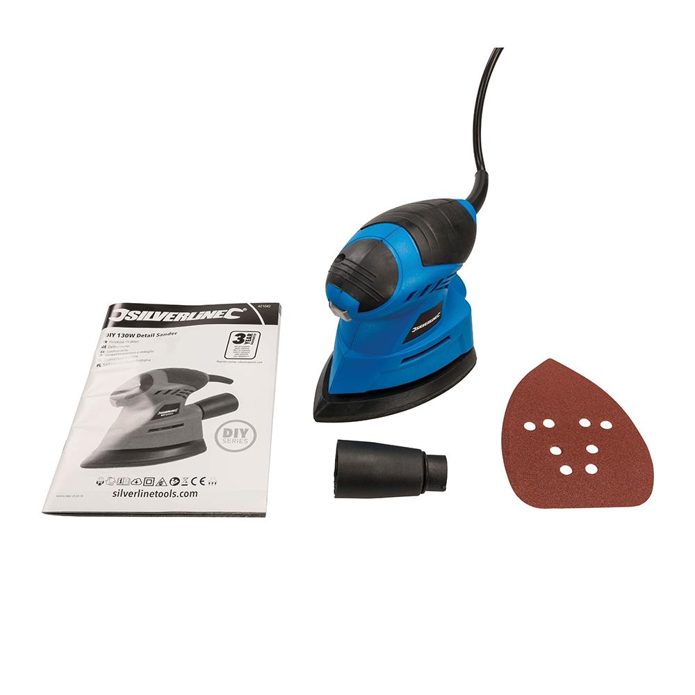 Silverline 130W Detail Sander 140mm