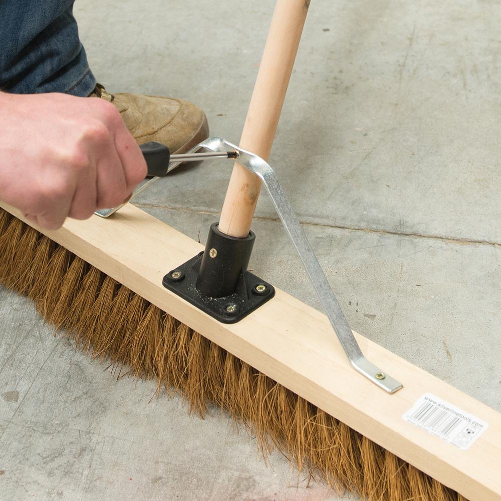 Silverline Broom Stiff Bassine 300mm (12")