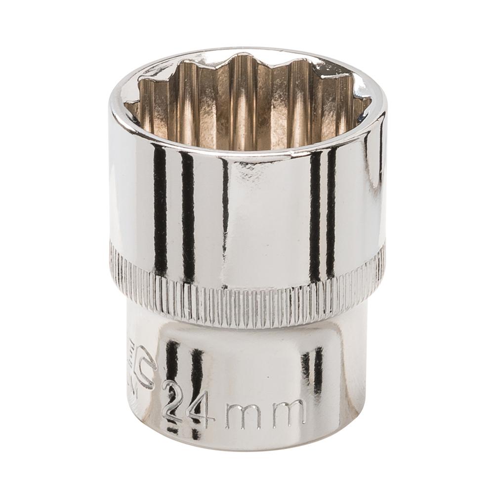 Silverline Socket 1/2" Drive 12pt Metric