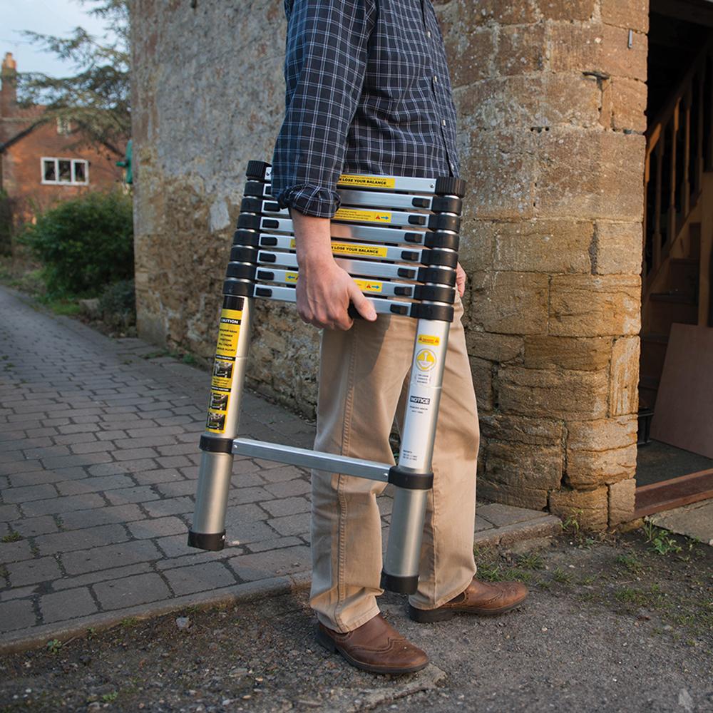 Silverline Telescopic Ladder 2.6m 9-Tread
