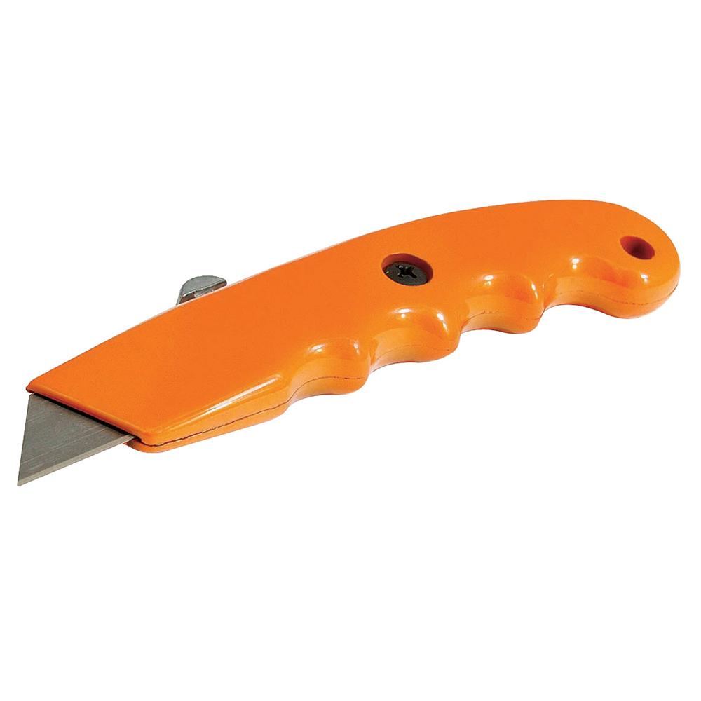 Silverline Retractable Hi-Vis Grip Knife 140mm