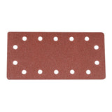 Silverline Hook & Loop 1/2 Sheets Punched 10pk 80 Grit