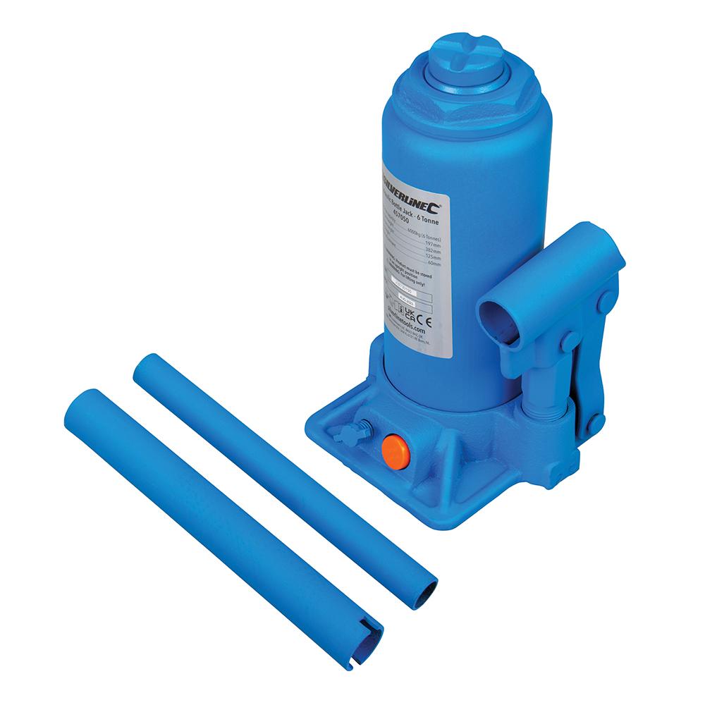 Silverline Hydraulic Bottle Jack 6 Tonne