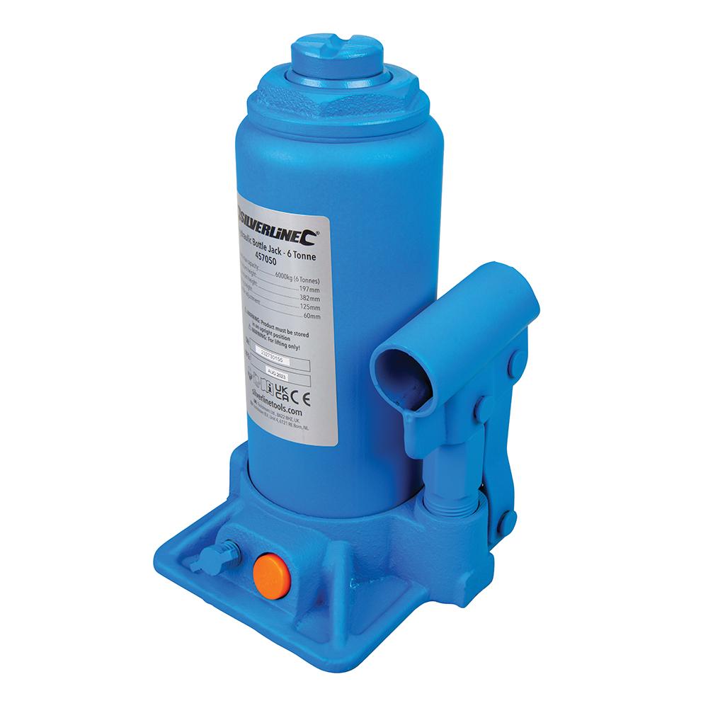 Silverline Hydraulic Bottle Jack 6 Tonne
