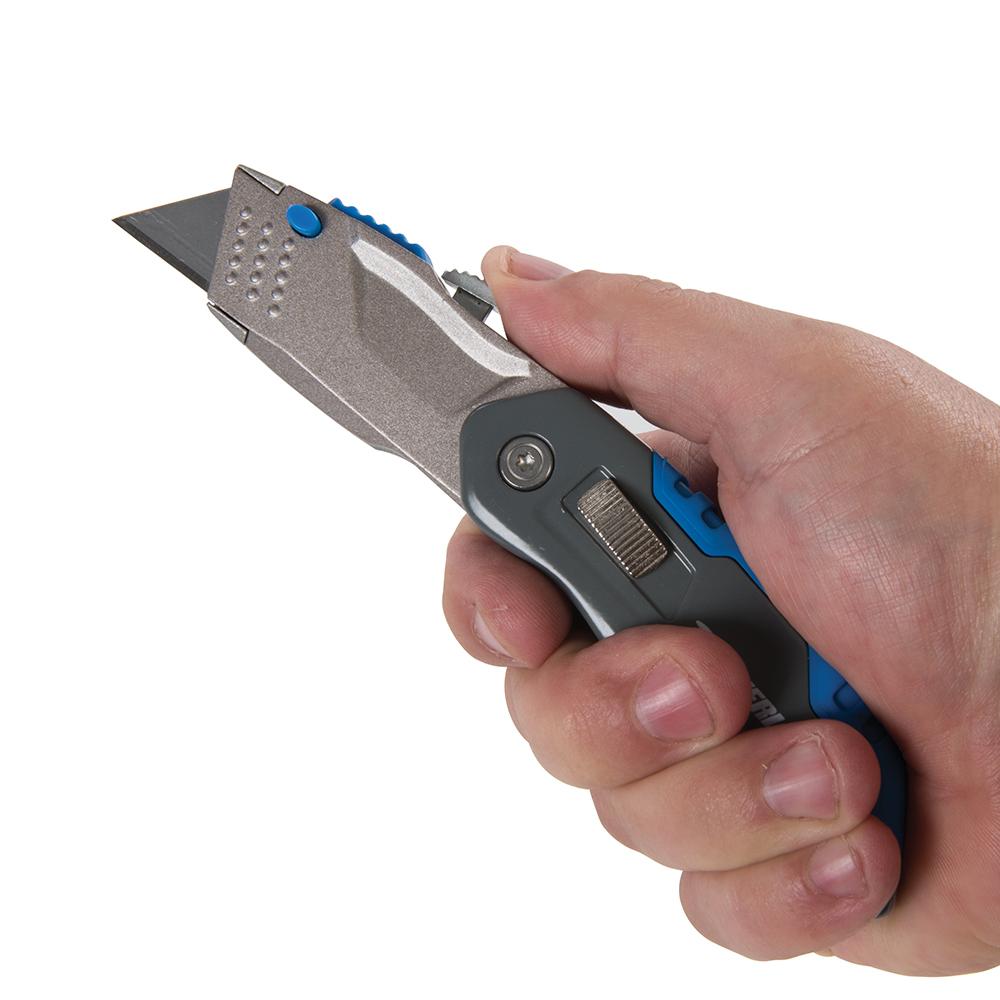 Silverline Retractable Folding Knife 165mm