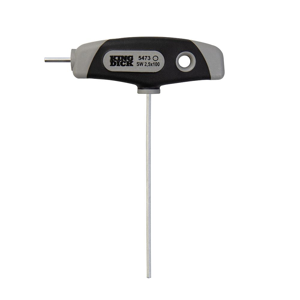 King Dick Tools T-Handle Hex Wrench Metric 2.5mm