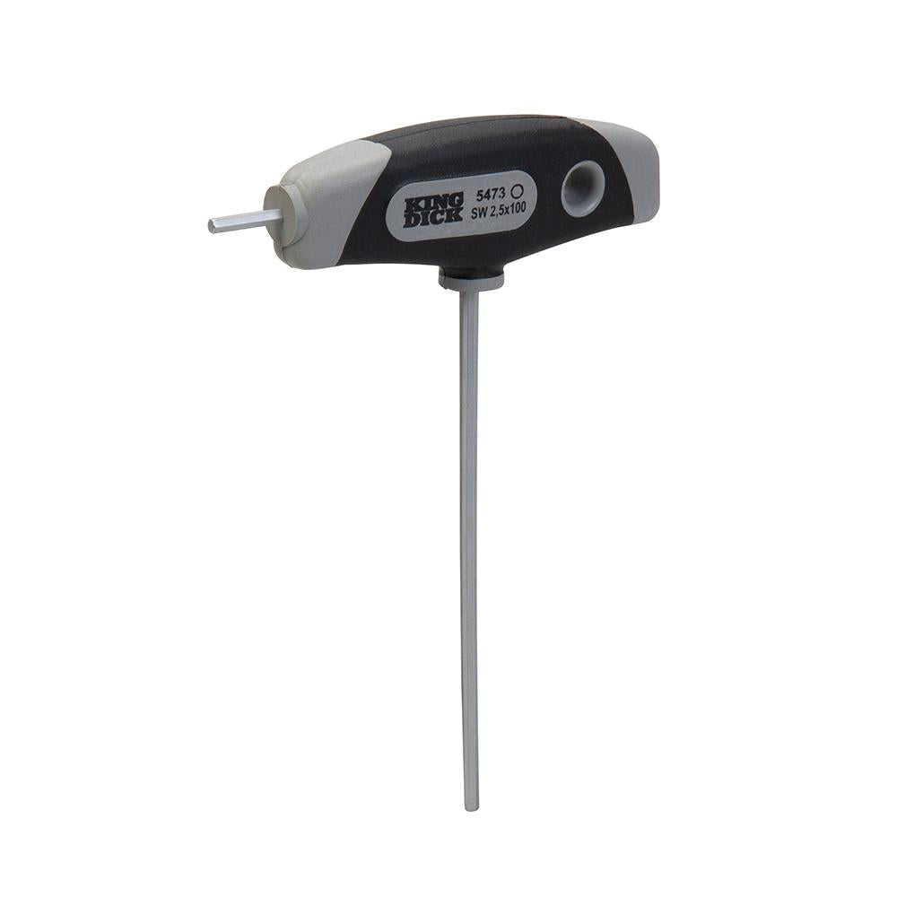 King Dick Tools T-Handle Hex Wrench Metric 2.5mm
