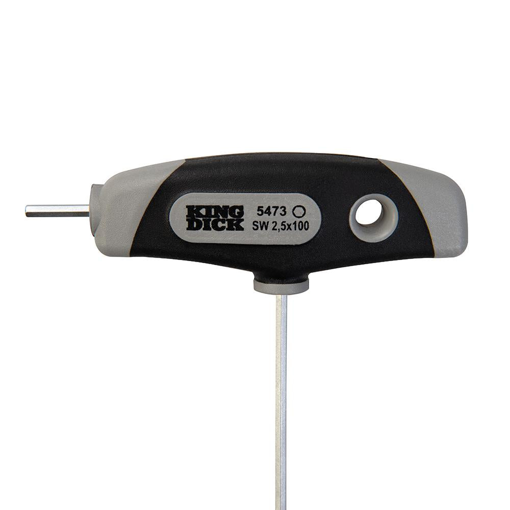 King Dick Tools T-Handle Hex Wrench Metric 2.5mm