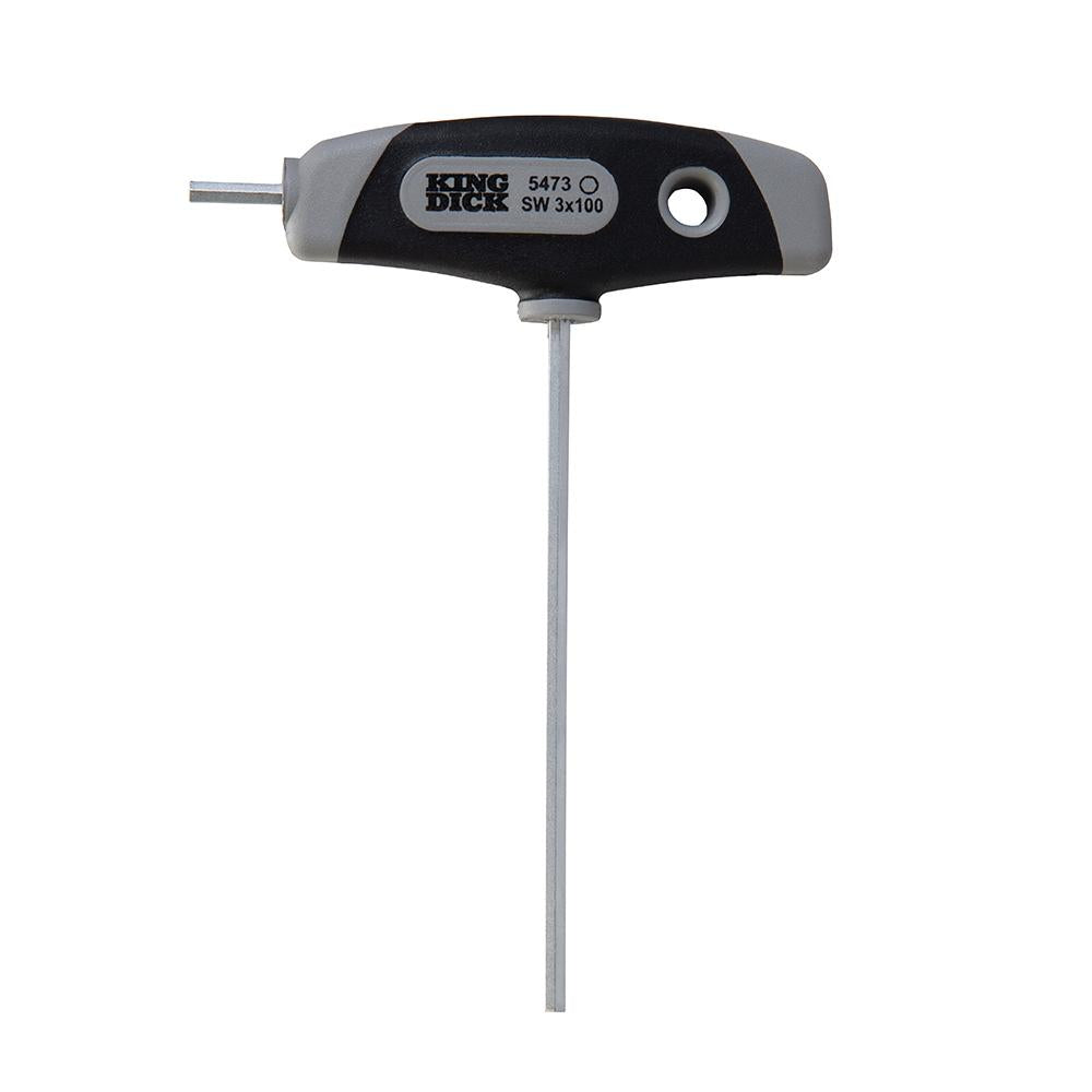 King Dick Tools T-Handle Hex Wrench Metric 3mm