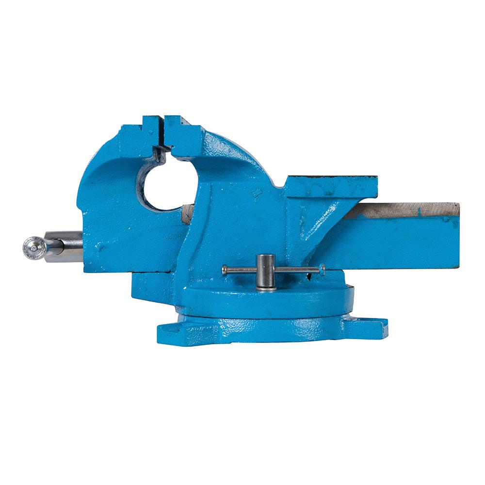 Silverline Workshop Vice Swivel Base Jaw Capacity 120mm / 8kg