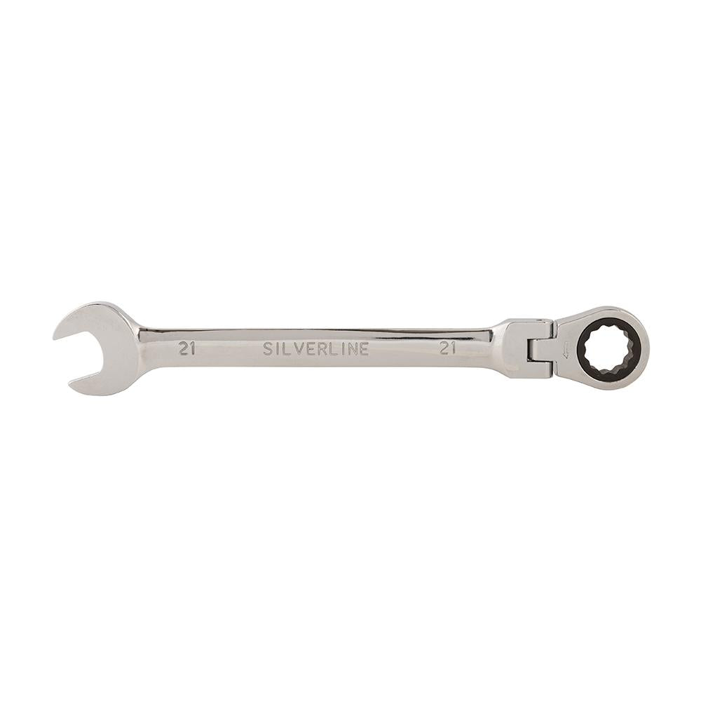 Silverline Flexible Head Ratchet Spanner 21mm