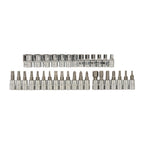 Silverline Socket Wrench Set 1/4" Drive Metric 38pce