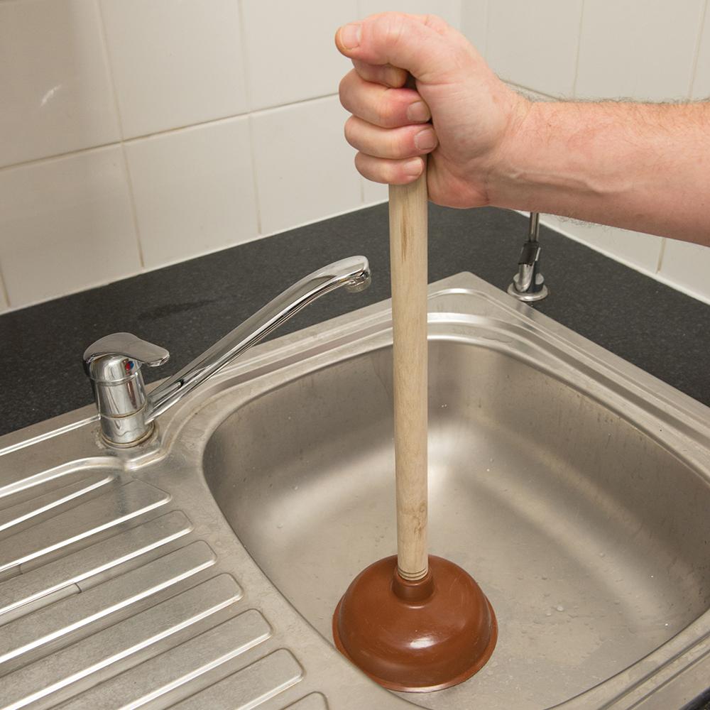 Silverline Sink Plunger 140 x 24mm