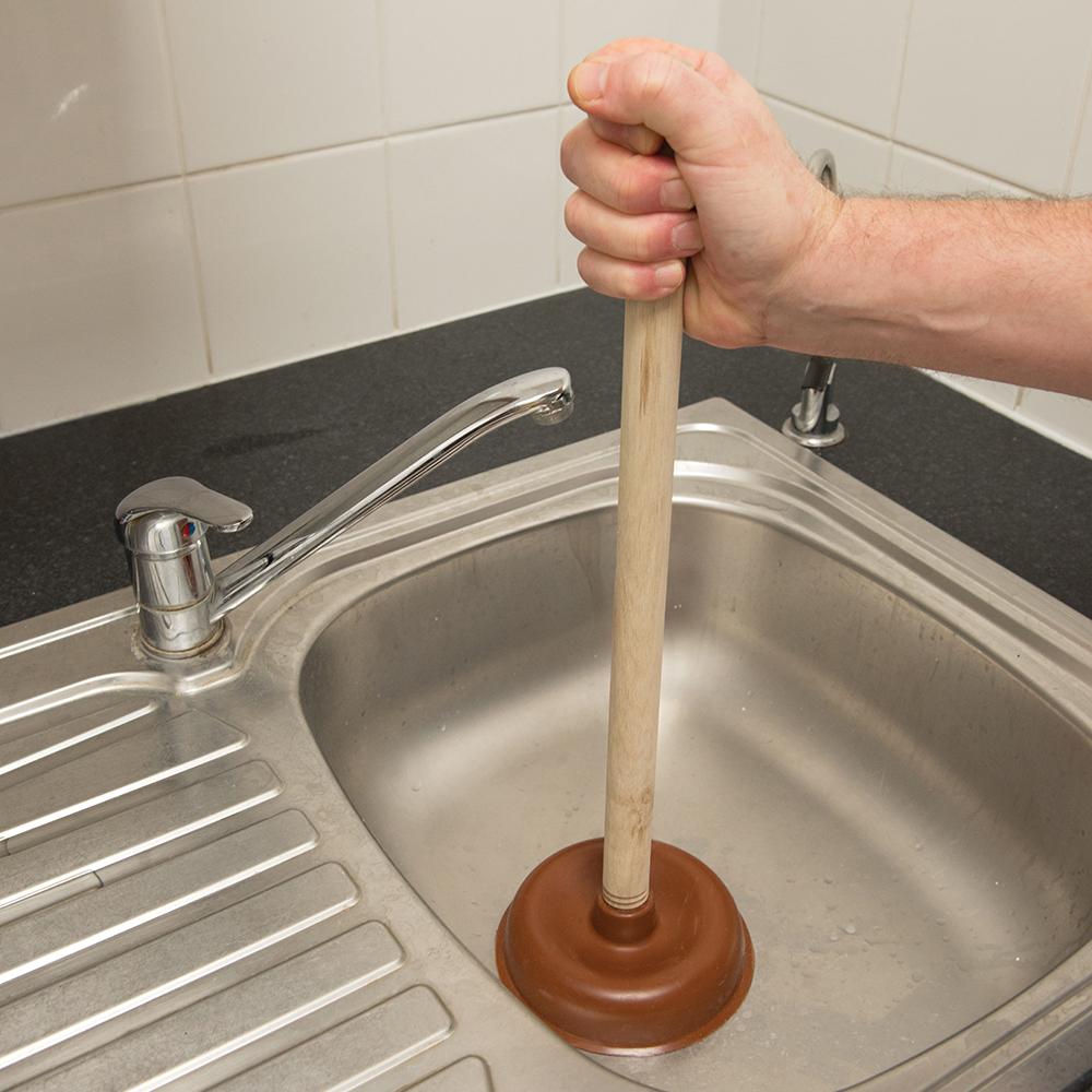 Silverline Sink Plunger 140 x 24mm