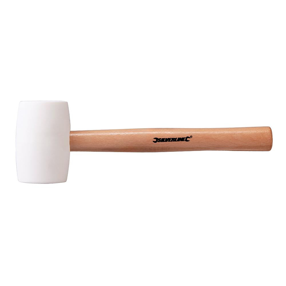 Silverline White Rubber Mallet 16oz (454g)