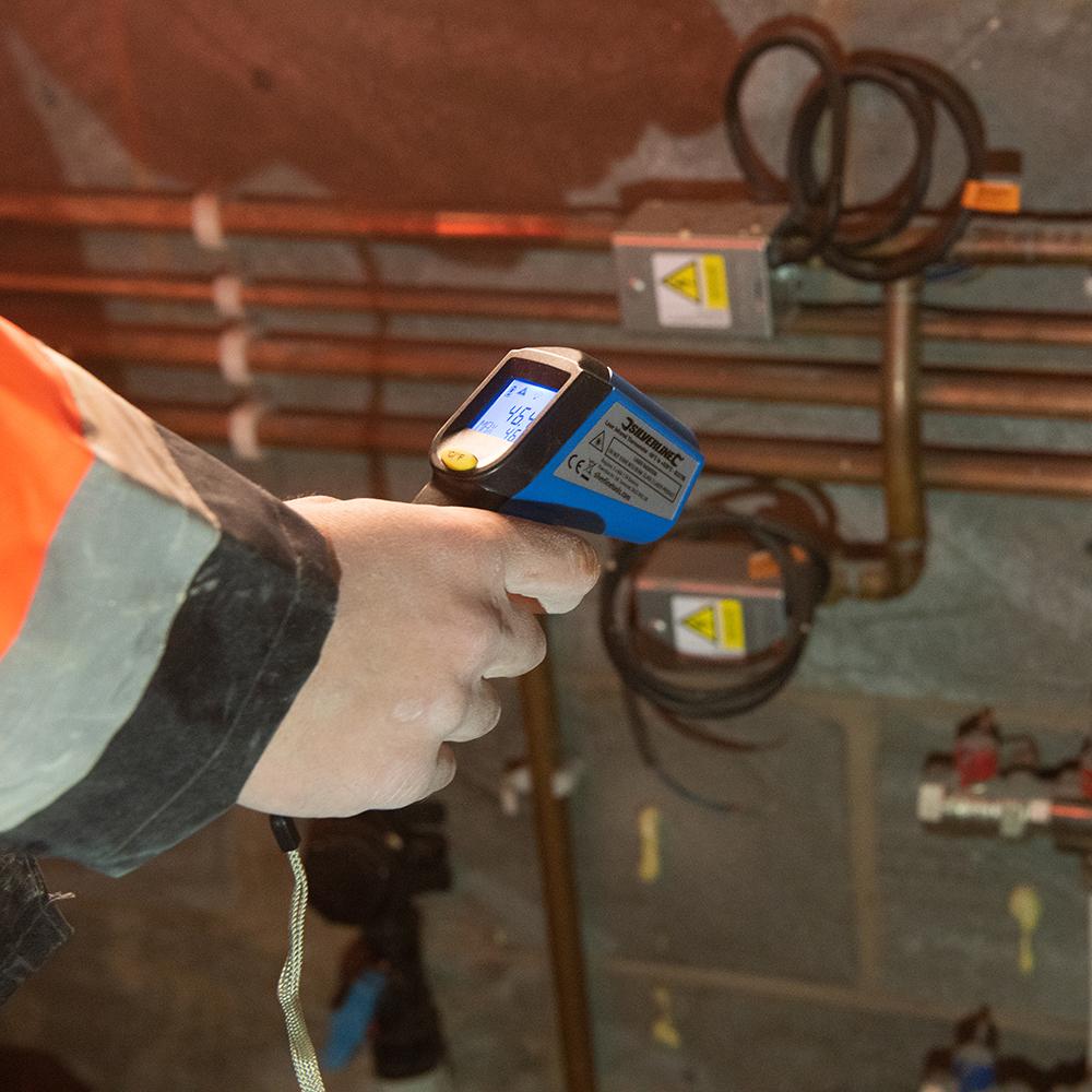 Silverline Laser Infrared Thermometer -38°C to +520°C