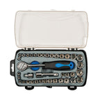 Silverline Compact Socket Set 6pt Metric / A/F 39pce