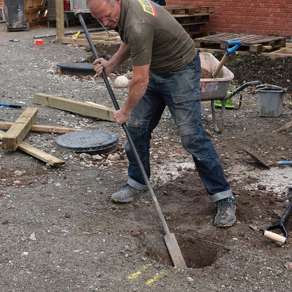 Silverline Mushroom Head Digging Bar 1800mm 8kg