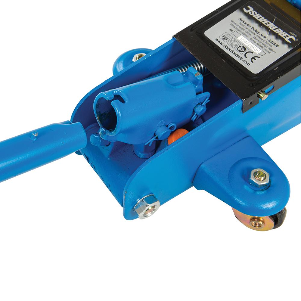 Silverline Hydraulic Trolley Jack 2 Tonne