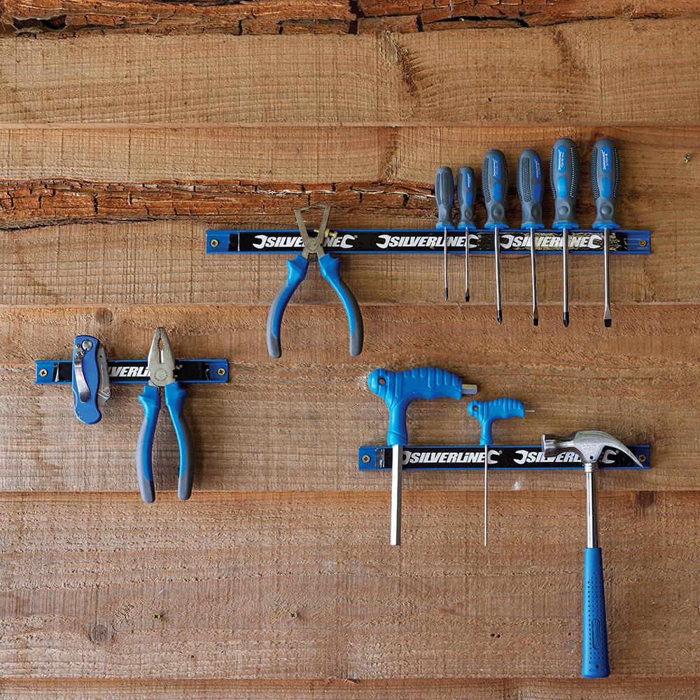 Silverline Magnetic Tool Rack Set 3pce 200, 300 & 460mm